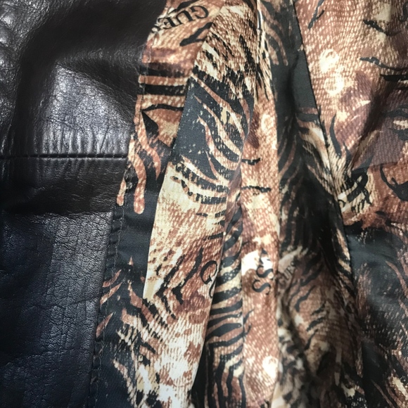 GUESS Leather Jacket - Picture 5 of 6